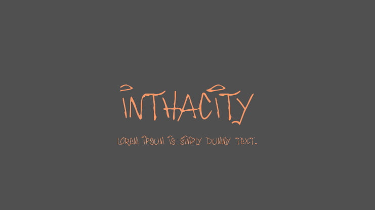 Inthacity Font