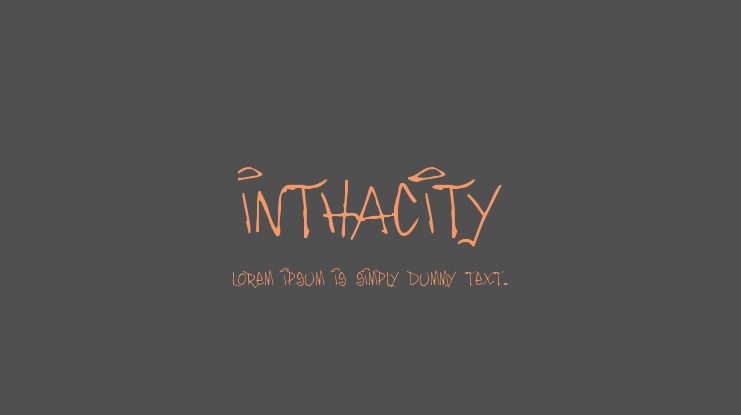 Inthacity Font