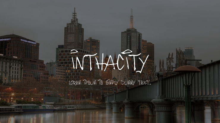 Inthacity Font