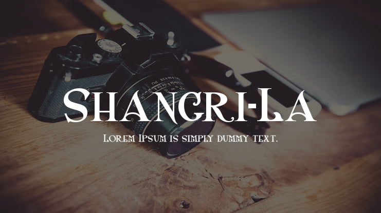 Shangri-La Font