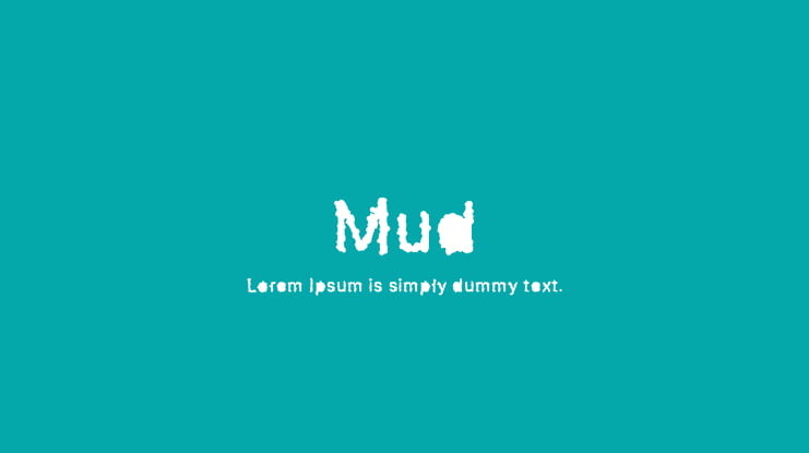 Mud Font