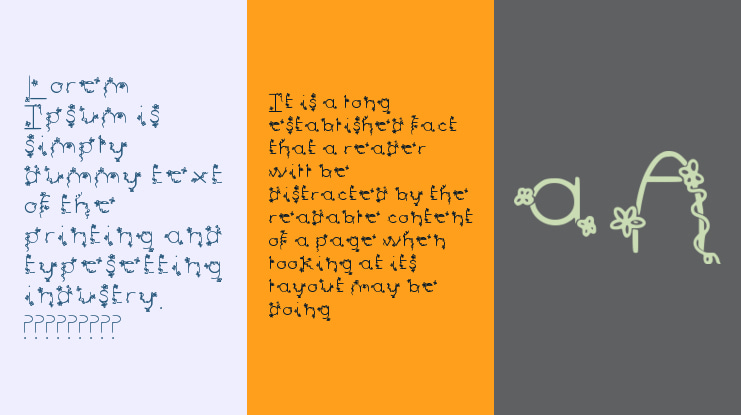 Petals And Vines Font