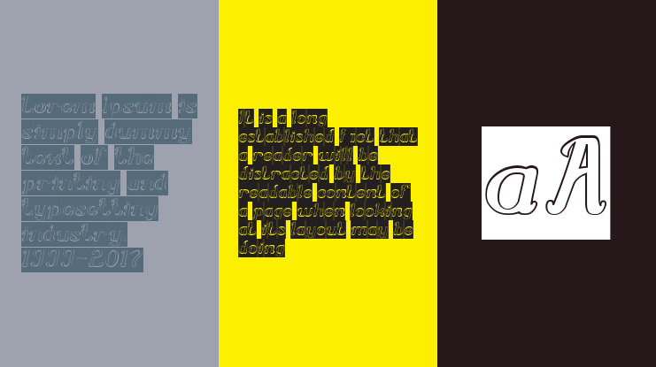 Knowing How-Hollow-Inverse Font Family