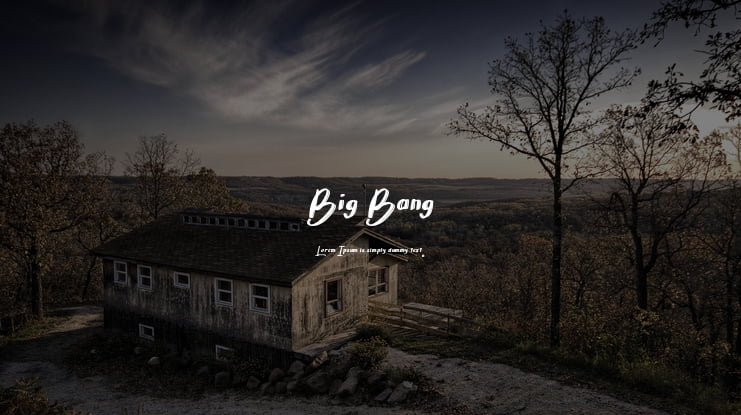 Big Bang Font