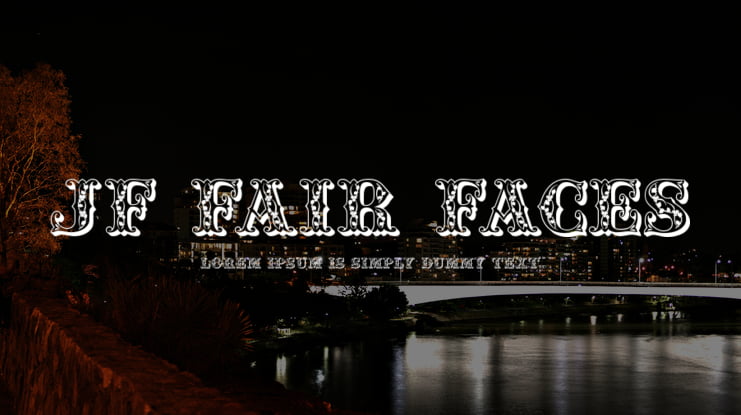 JF Fair Faces Font Family
