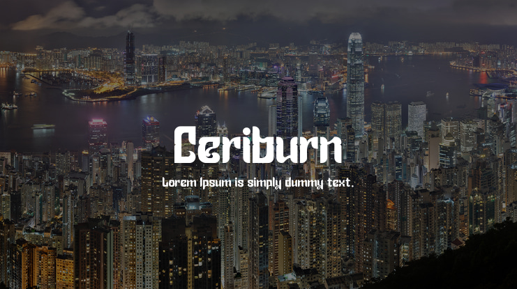 Ceriburn Font