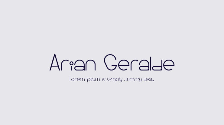Arian Geralde Font