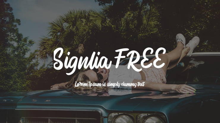 Signlia FREE Font