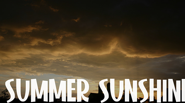 Summer Sunshine Font