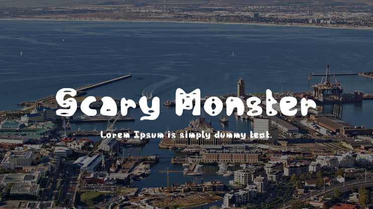 Scary Monster Font
