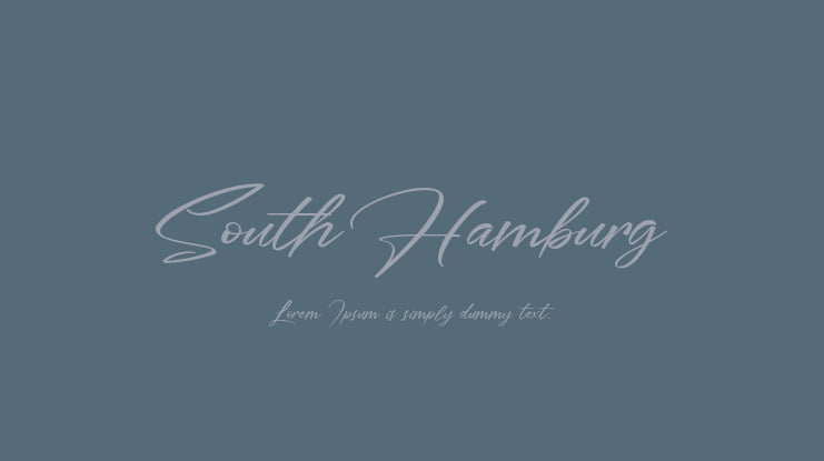 South Hamburg Font