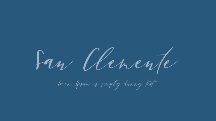 San Clemente Font