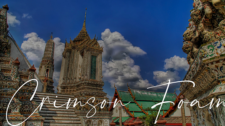 Crimson Foam Font Family