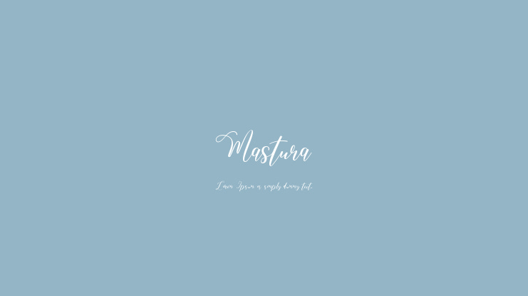Mastura Font