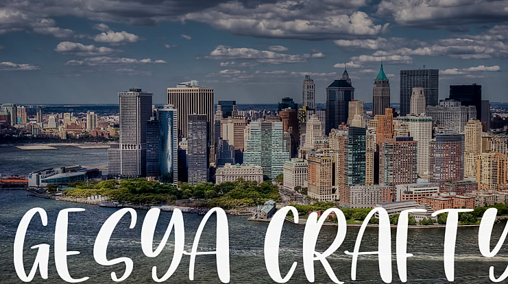 Gesya Crafty Font