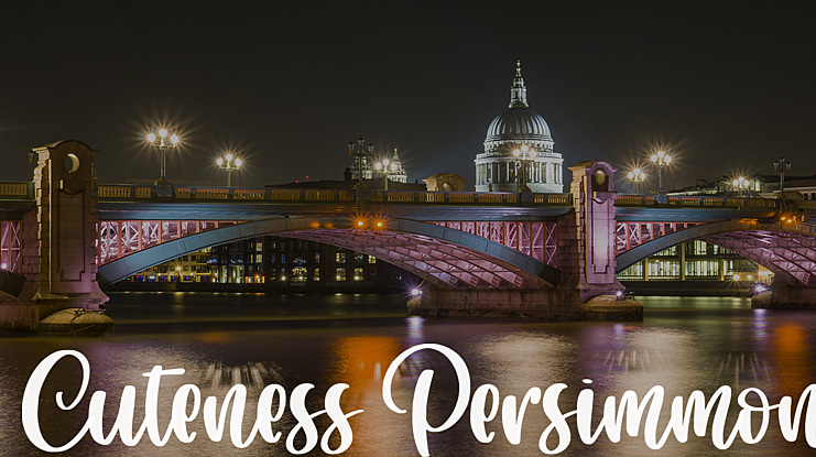 Cuteness Persimmon Font