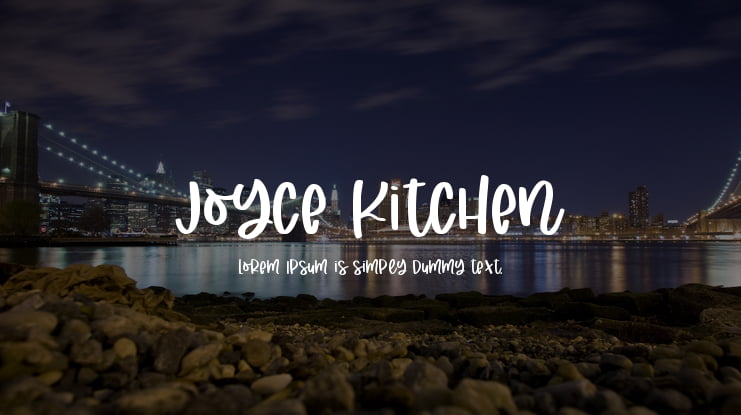 Joyce Kitchen Font