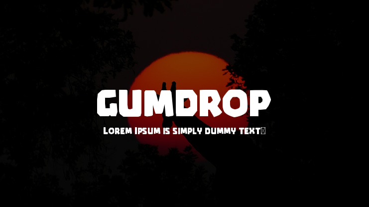 GUMDROP Font