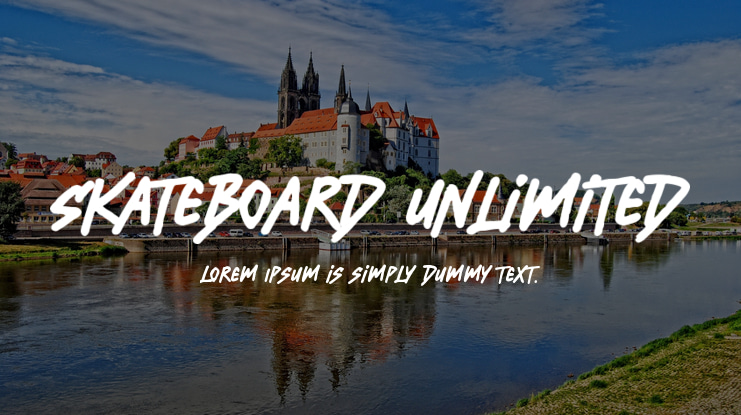 Skateboard Unlimited Font