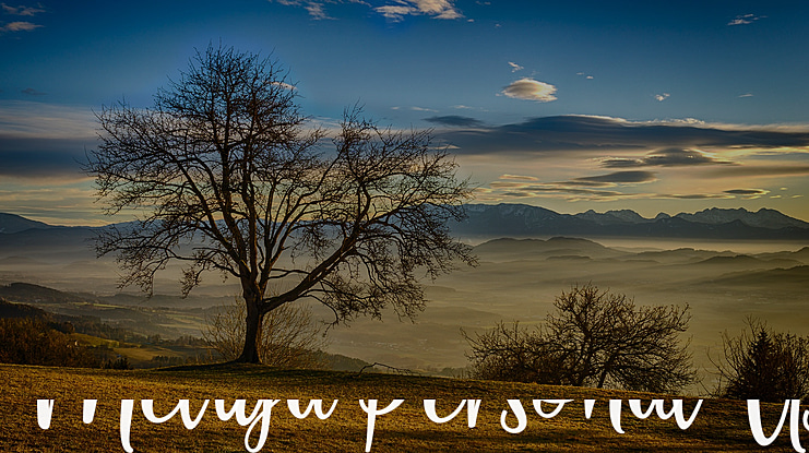 Meliya Personal Use Font