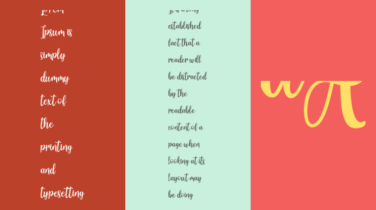 Meliya Personal Use Font