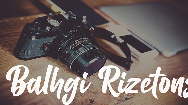 Balhgi Rizetons Font
