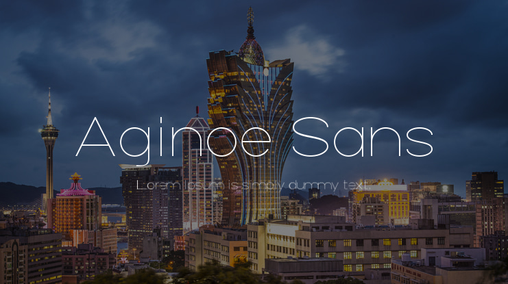 Aginoe Sans Font Family