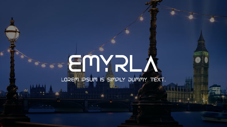 EMYRLA Font