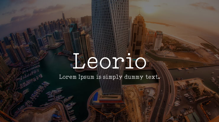 Leorio Font