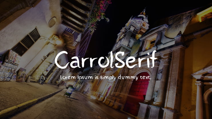 CarrolSerif Font