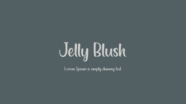 Jelly Blush Font
