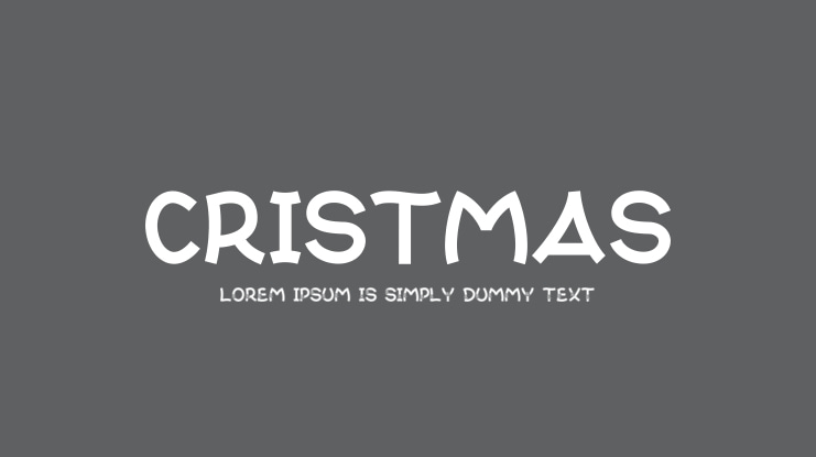 CRISTMAS Font
