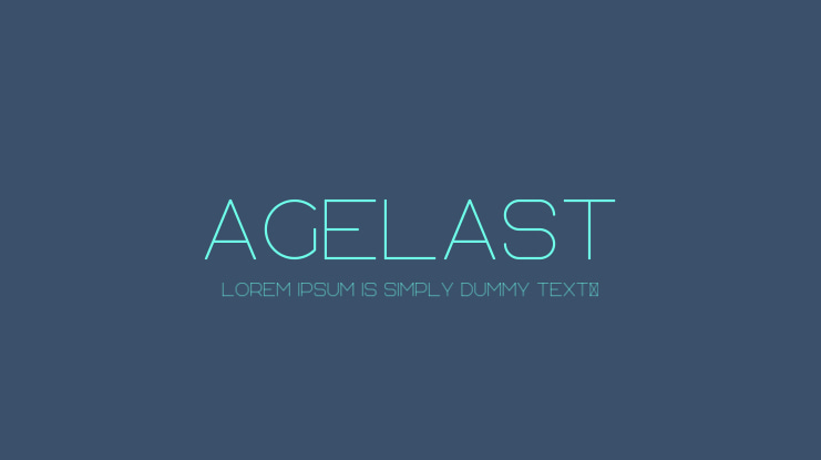 Agelast Font