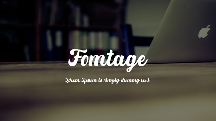 Fomtage Font