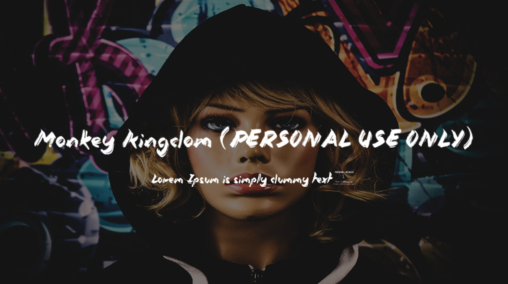 Monkey Kingdom (PERSONAL USE ONLY) Font
