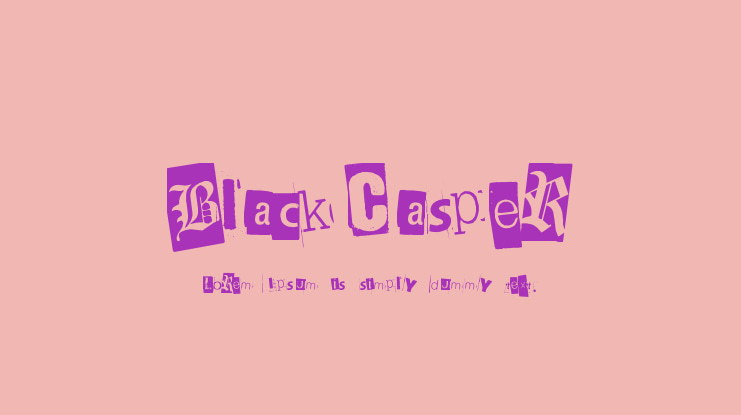 BlackCasper Font