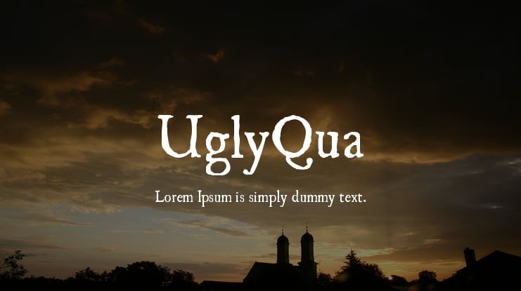 UglyQua Font Family