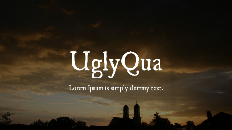 UglyQua Font Family