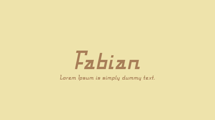 Fabian Font