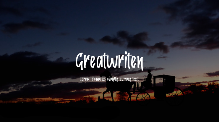 Greatwriten Font Family