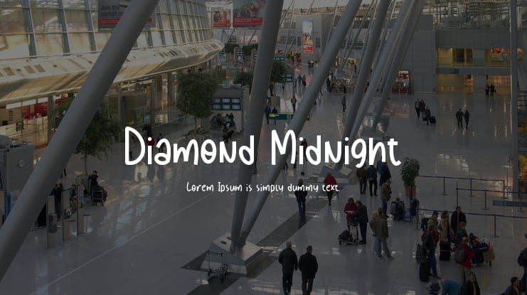 Diamond Midnight Font