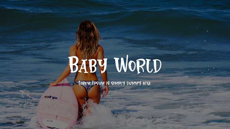 Baby World Font