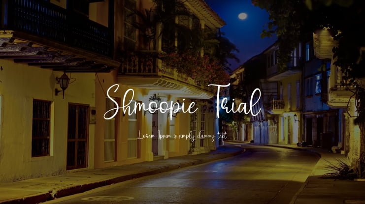 Shmoopie Trial Font