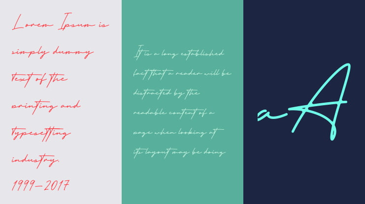 Trully Signature Trial Font