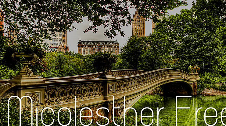 Micolesther Free Font Family