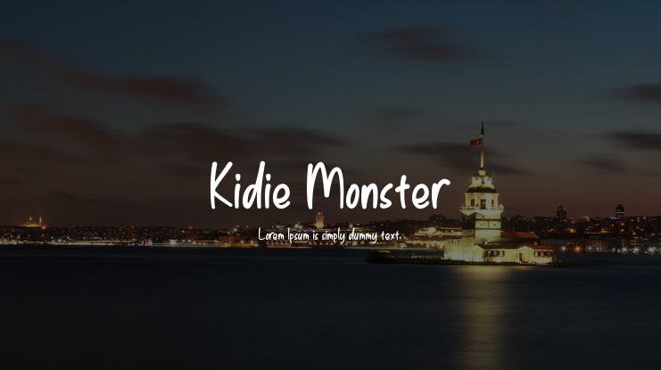 Kidie Monster Font