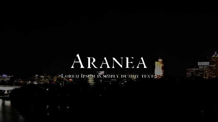 Aranea Font
