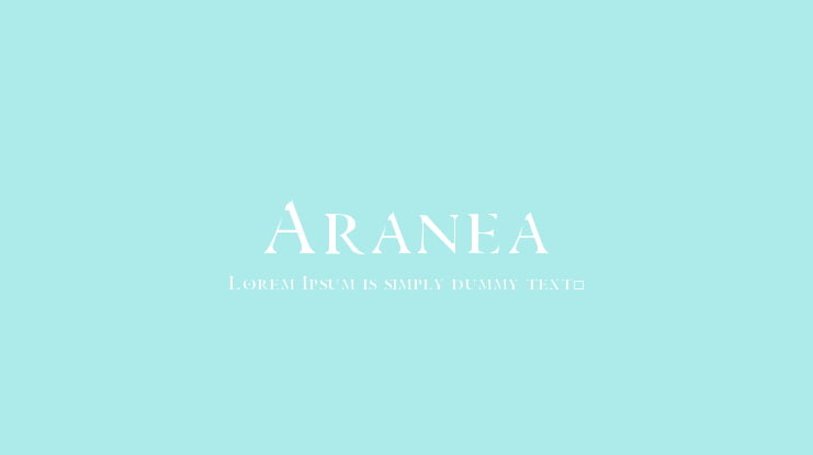 Aranea Font
