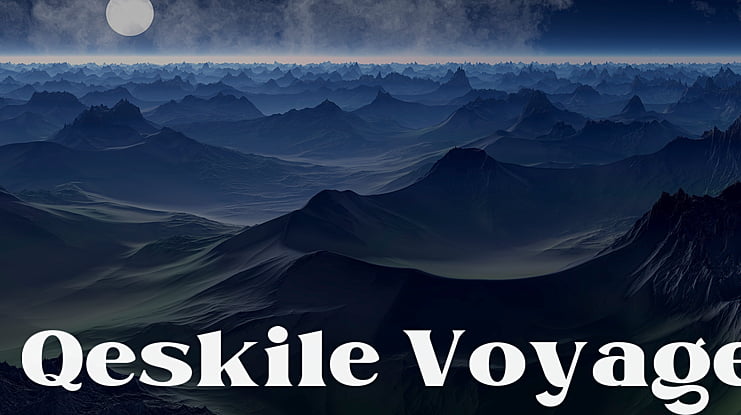 Qeskile Voyage Font