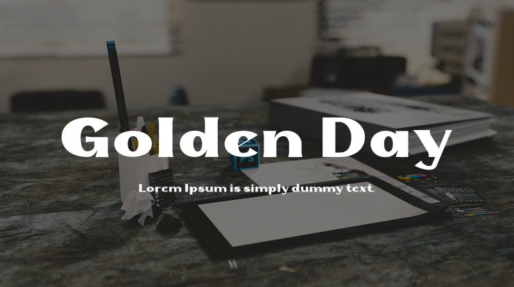 Golden Day Font Family